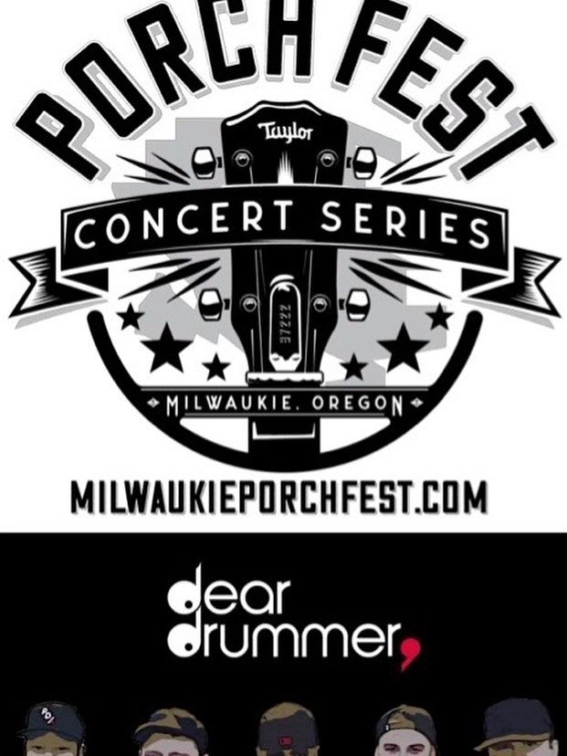 Dear Drummer past show poster